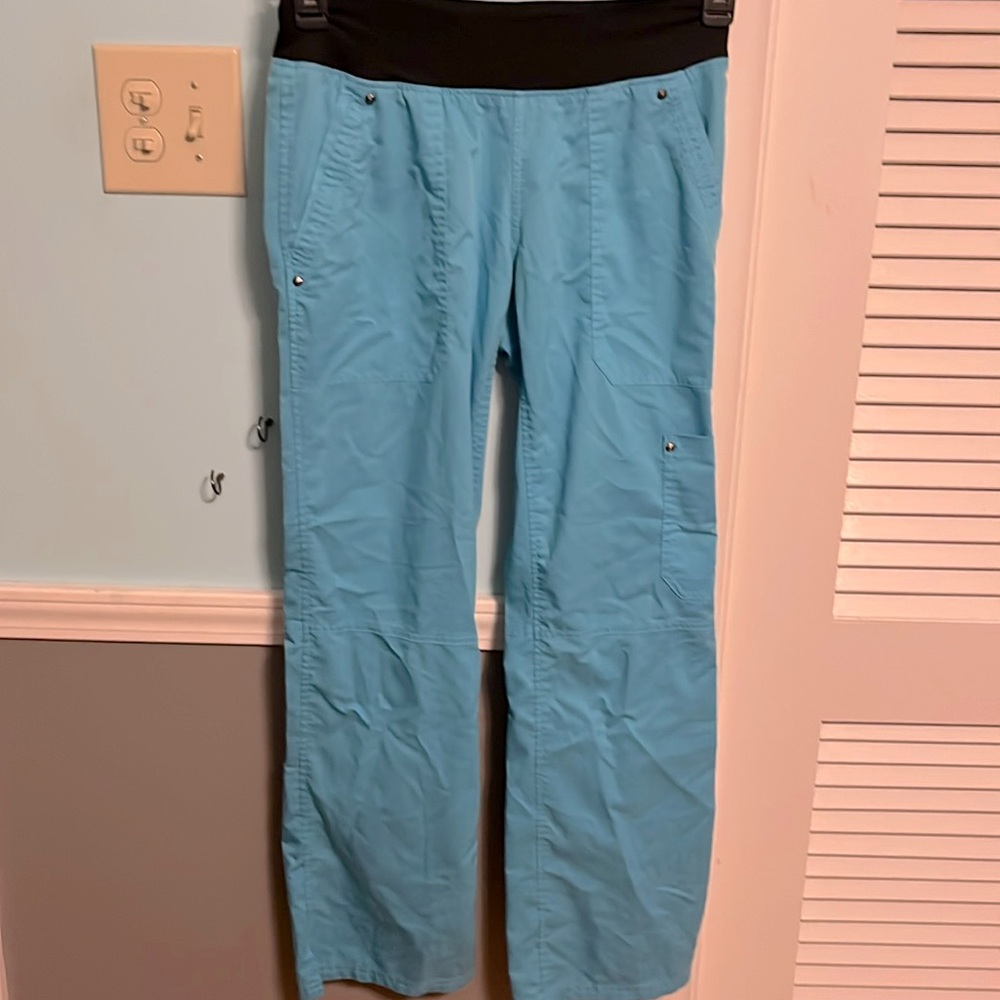 Healing Hands: Purple Label Yoga Scup Pants Teal Sz. XS